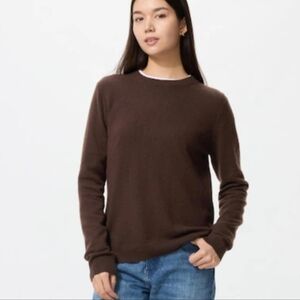 Uniqlo Brown Cashmere Sweater